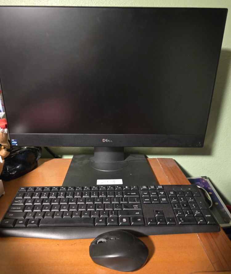 Dell Optiplex 5400 AIO Desktop PC, 23.8" Screen, 256GB SSD, Intel Core i7, 16GB Memory, Windows 11 Pro, Wi-Fi 6