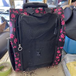 Excellent Condition Pets Back Back With Wheels Carrier