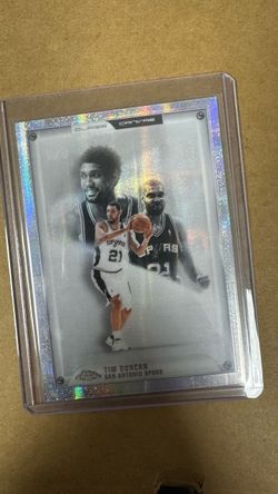 2025-26 Topps Chrome Update Tim Duncan Glass Canvas Refractor GC-16 CASE HIT