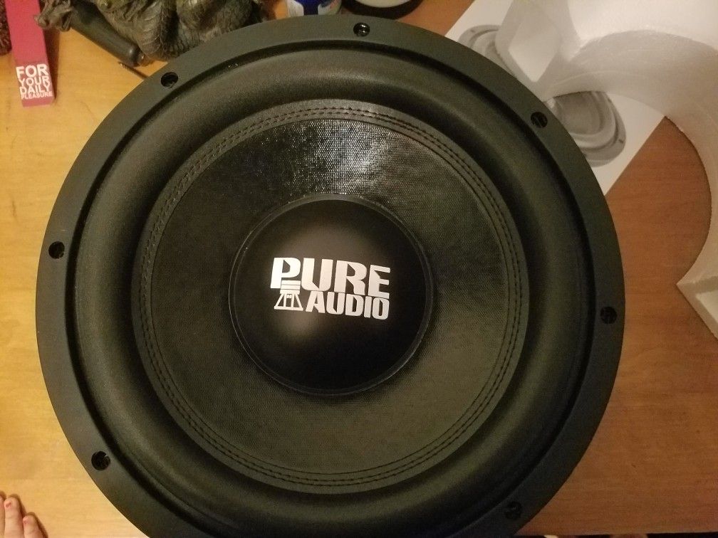 Pure Audio X2 12" subs