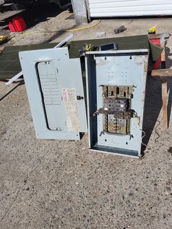 Indoor 200a Panel With Some Breakers