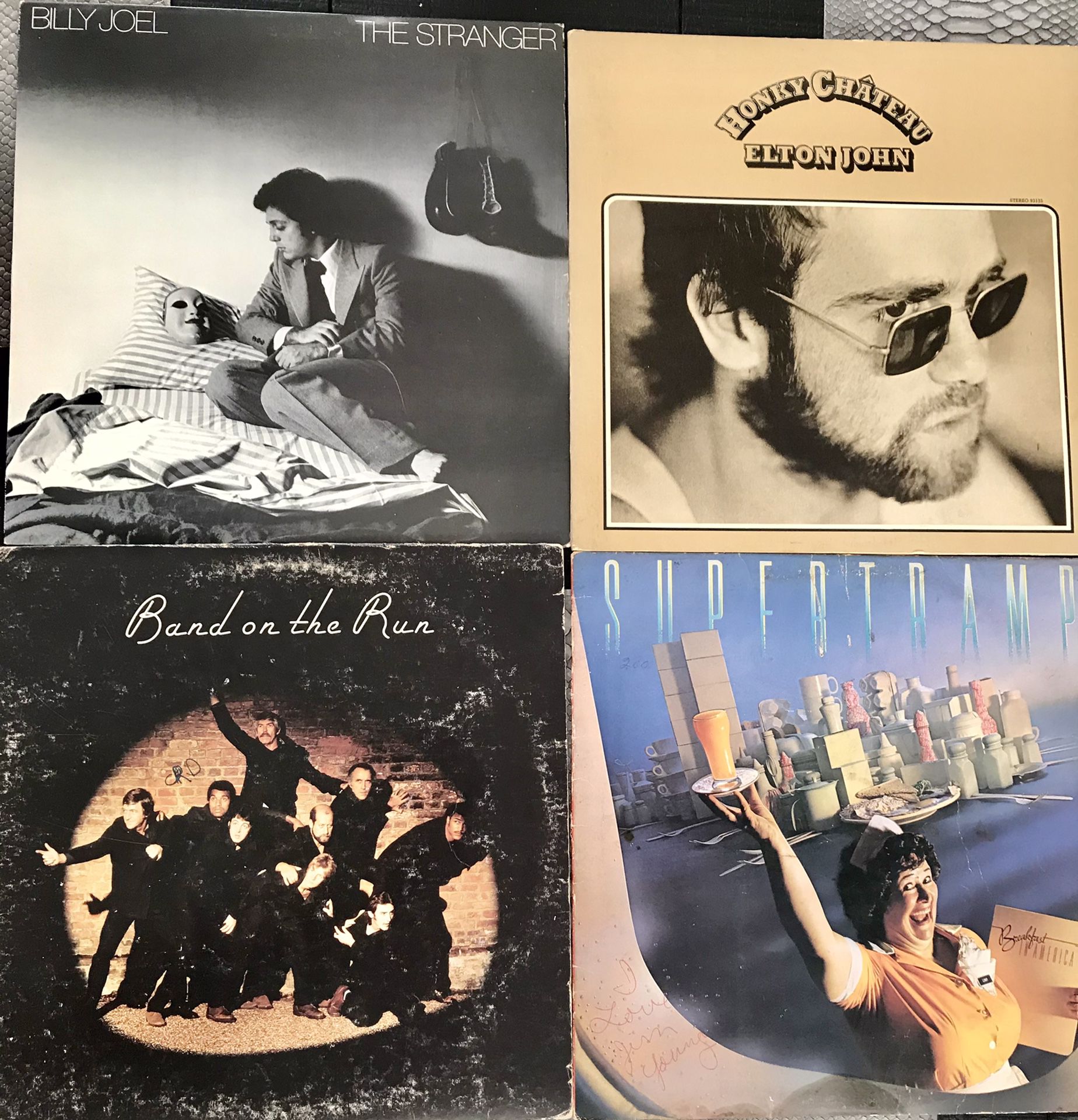 Elton John, Billy Joel, Paul McCartney records!