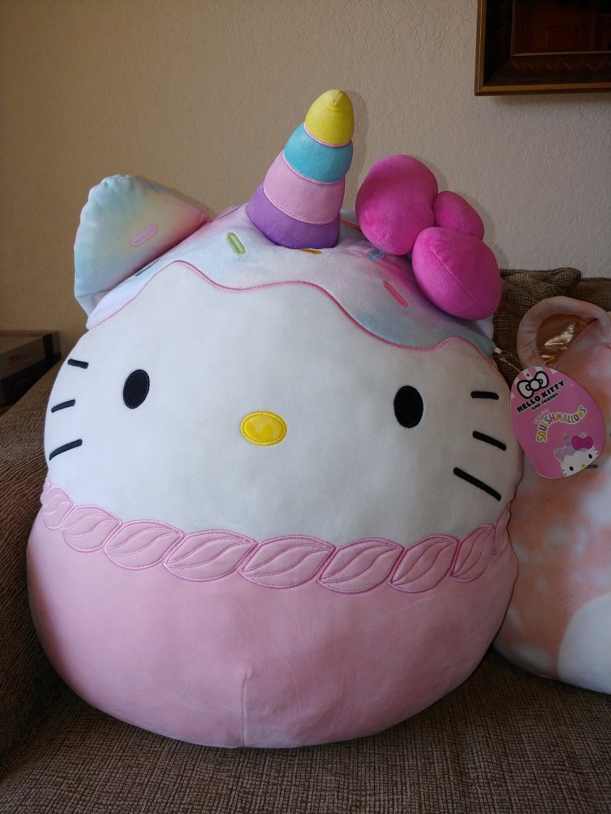 20" Birthday Cupcake Hello Kitty Squishmallow