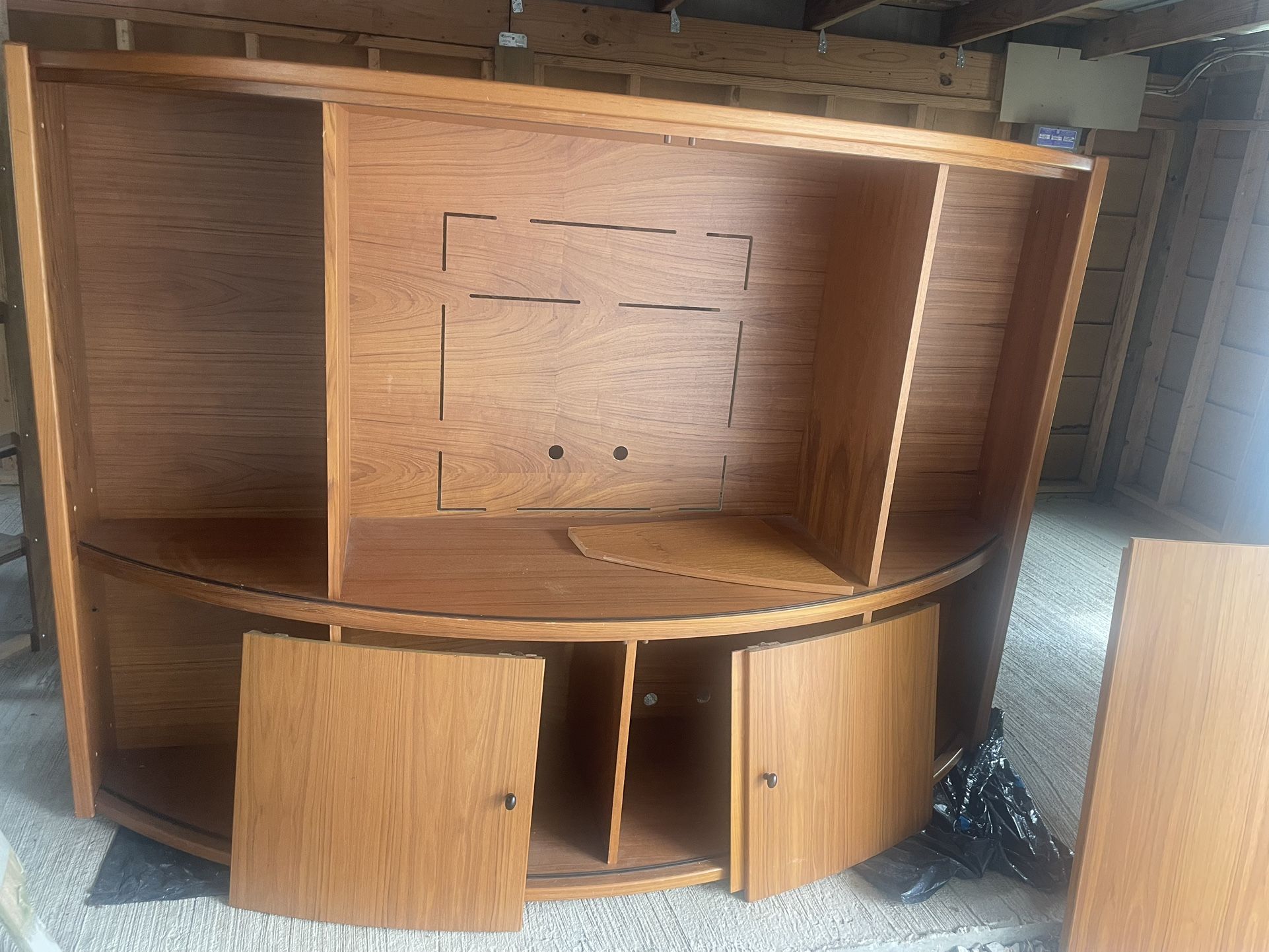 Copenhagen Teak Entertainment Center FREE