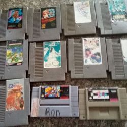 Nintendo NES games and two controllers take all of them 4 $40; I will trade for a Nintendo switch game message me tell me what game you have