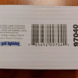 Sea Gull Lighting Light Bulb Model 97040 13 Watt