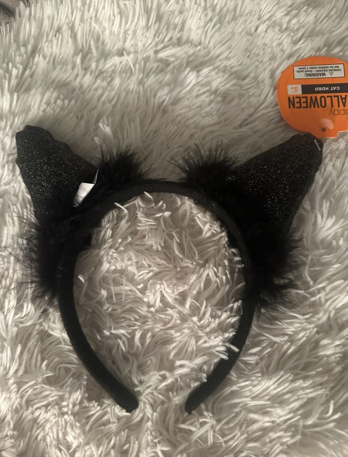 Cat Headband with dazzle & fur