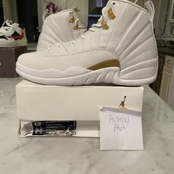 Air Jordan 12 Ovo White Sz 12 Used 