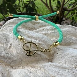 Handmade Dios Cord Bracelet Adjustable 