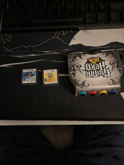Super Mario 64 and guitar hero for the DS