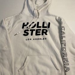 White Hollister Hoodie 