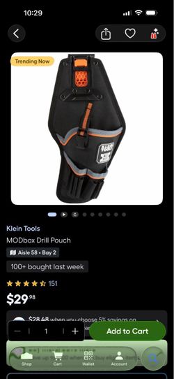 Klein pouch