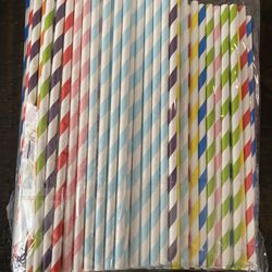Paper straws de colores