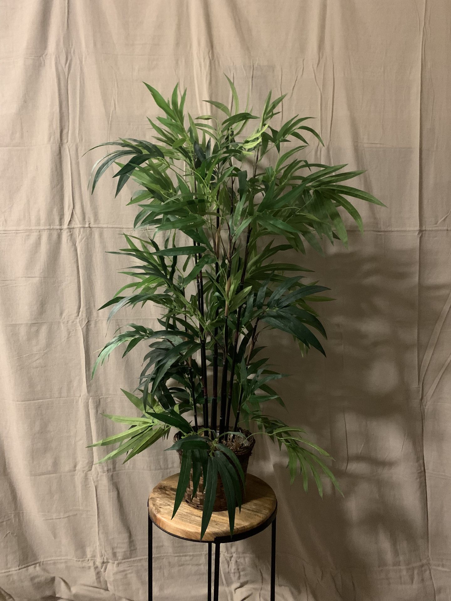 Tall artificial bamboo tree/plant in planter