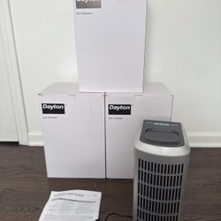 Dayton HEPA Air Cleaner – Brand New – Kills Germs & Bacteria – 3 Available