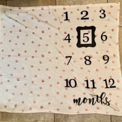 Milestone Blanket with Number Frame