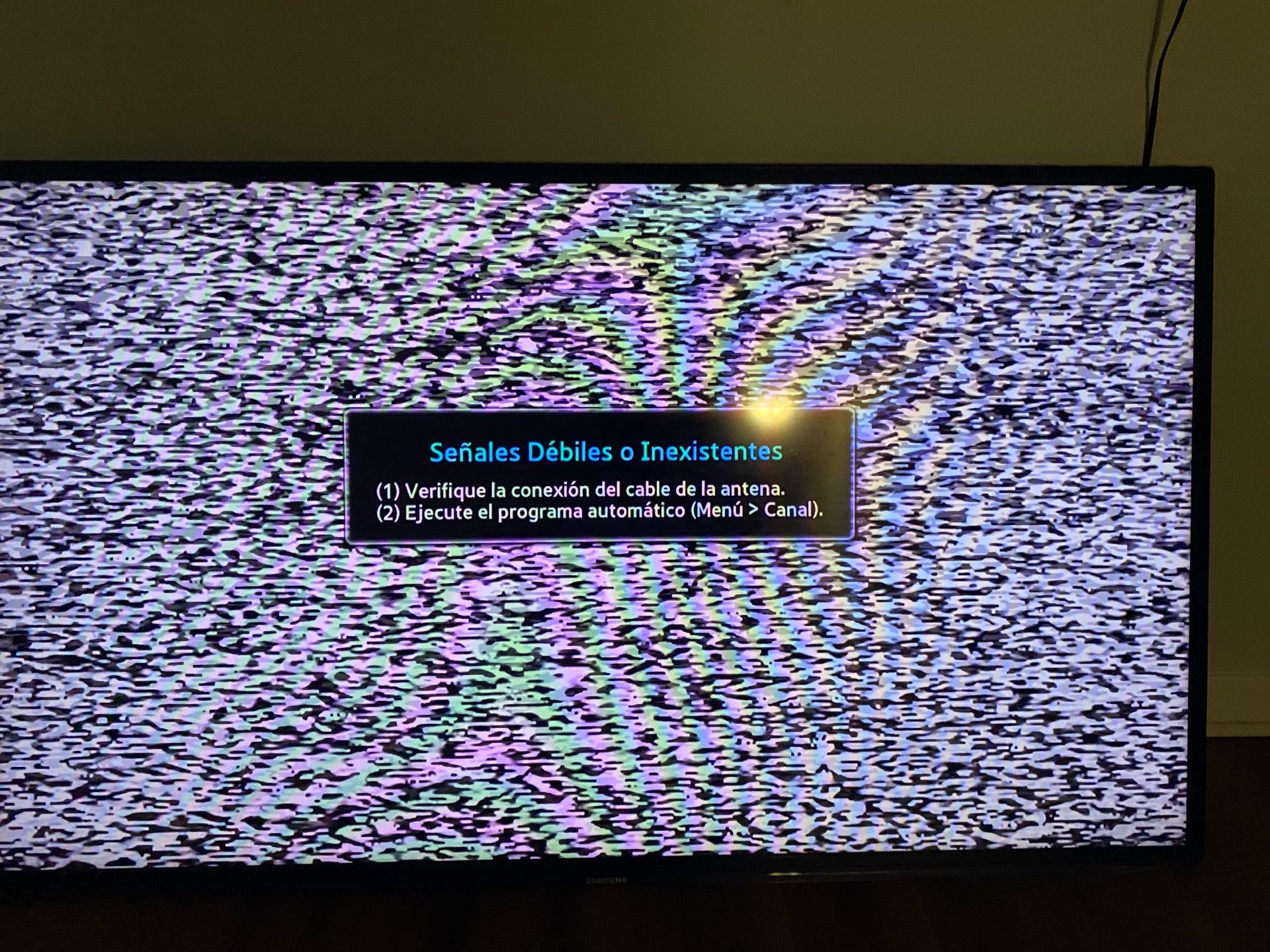 Samsung tv 60in