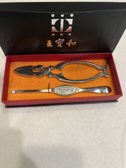 Two sets of shellfish tools