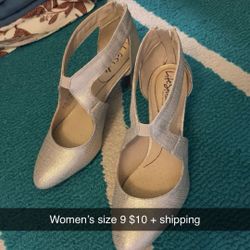 Women’s Silver Heels 