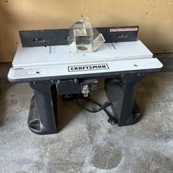 Craftsman 10 Amp Fixed Router and Table