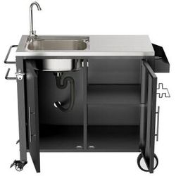 Outdoor Service Station Grill Sink Serving Cart  $199  Warehouse Clearance Sale   🔥First Come, First Served🔥  🔥Reserve with a Deposit🔥  Address:  