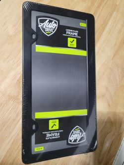Black License Plate Frame
