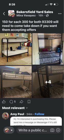 Black Metal Bunk Bed Frame