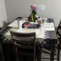 Dining Table along with 4 chairs