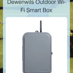 DEWENWILS Pool Pump Timer, Outdoor Smart Wi-Fi Box, Heavy Duty 40A 120-277 VAC 2HP Wireless Controller Timer for Pool, Water Heater, Compatible with S