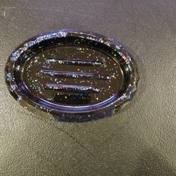 Black Holographic Soap Dish