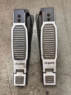 Lot of 2 Alesis RealHat Electronic Drum Hi-Hat Controller Foot Pedals