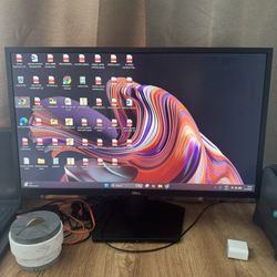 Dell Monitor SE2722H - Pantalla Full HD de 27 pulgadas (1920 x 1080) 60Hz 8ms, conectividad HDMI/VGA, tecnología AMD FreeSync, ajuste de inclinación, 