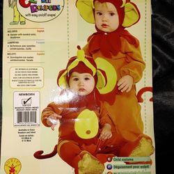  New Newborn 0-9 Months Monkey Costume😇