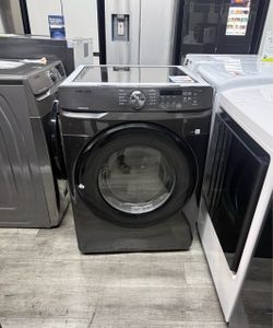 Samsung - 7.5 Cu Ft Black Stainless Gas Dryer 🔥
