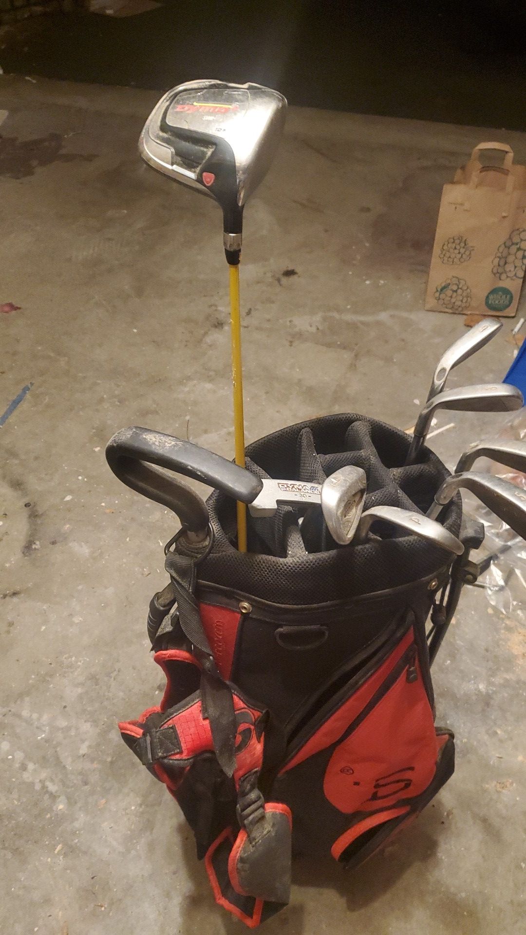 Callaway irons and Nike driver