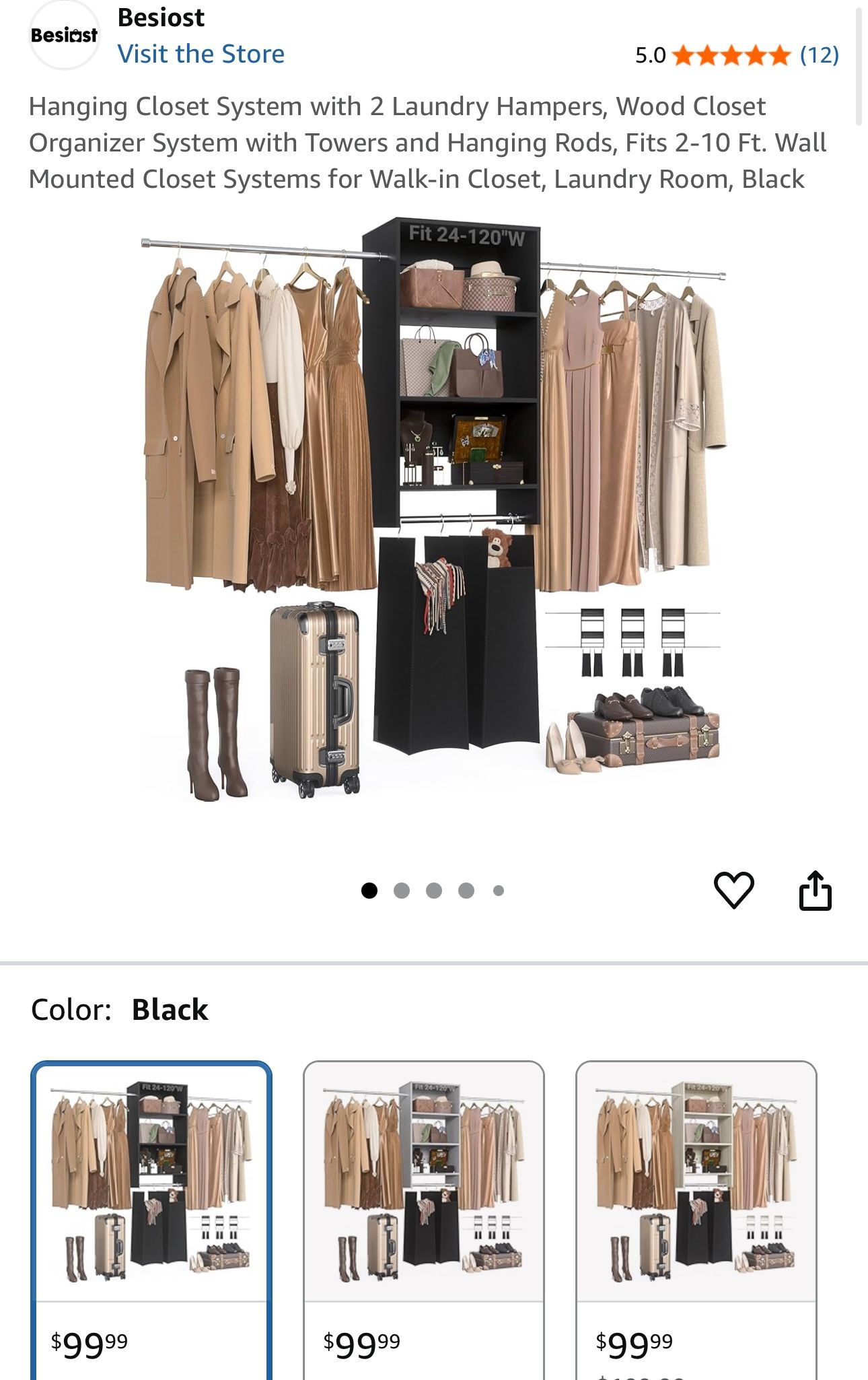 Closet Organizer New In Box $80