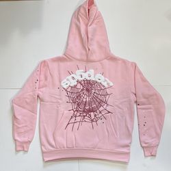 Spider Hoodie Pink Size Small