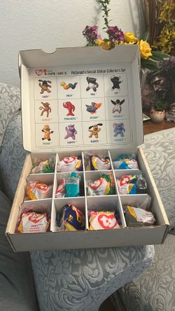 teenie beanie babies mcdonalds special edition collector’s set