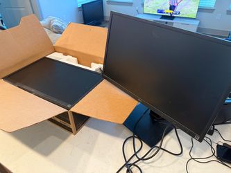 Two LG 24BK55 24-Inch Computer Monitors