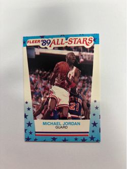 1989 Fleer Basketball All-Stars Sticker Set - Excellent Condition