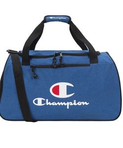 NEW blue Champion Travel Or Gym Duffle Bag