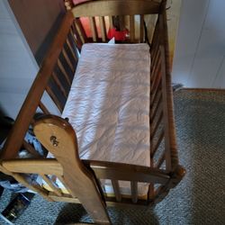 Wooden Crib 