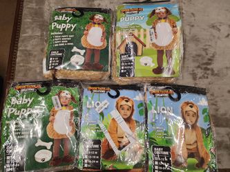 Baby Toddler Halloween Costumes  - Puppy, Dog, Lion