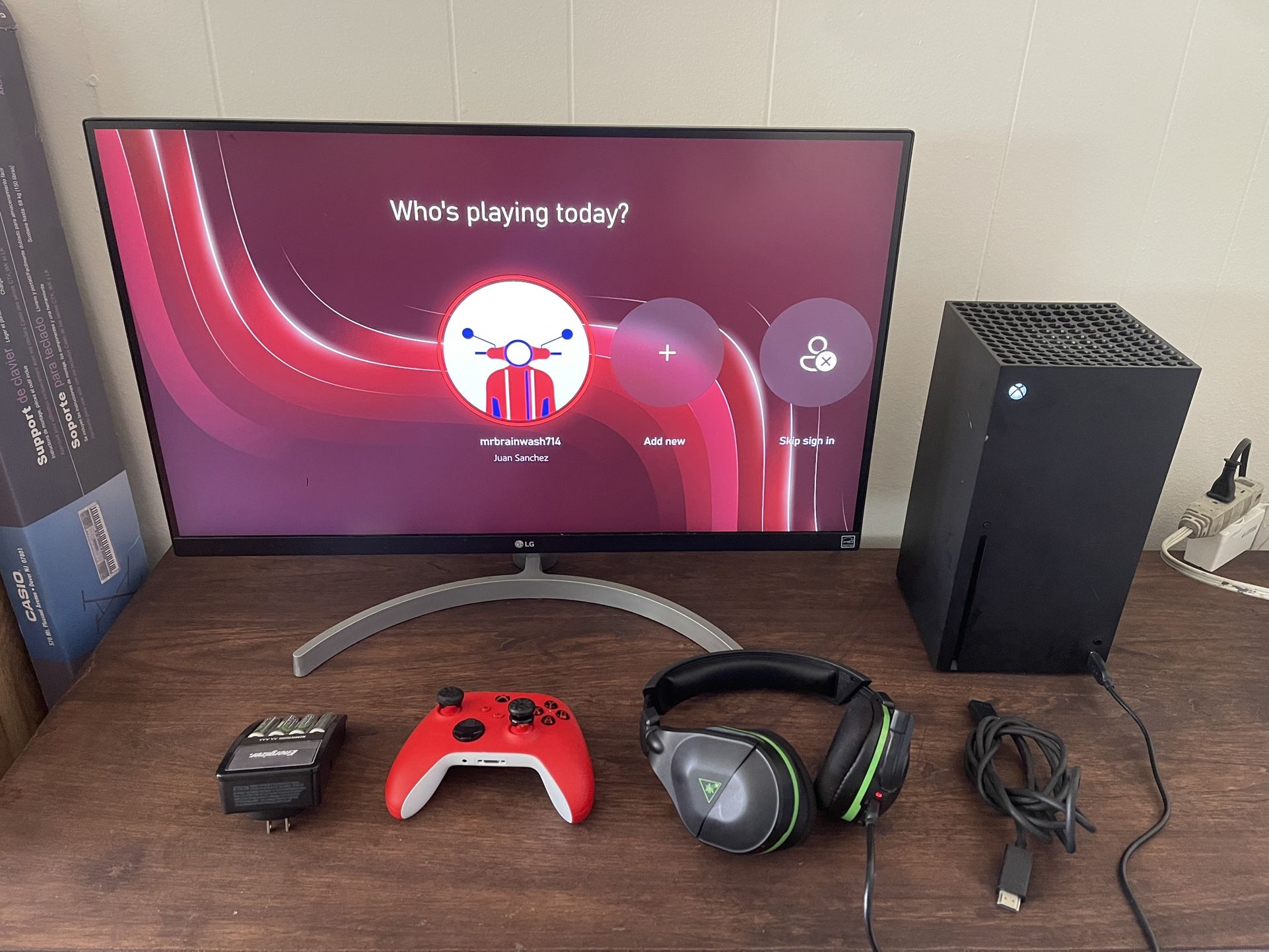 Xbox series X 1TB Gaming Setup