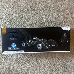 McFarlane DC Multiverse Batman Forever Batmobile w/ Alfred