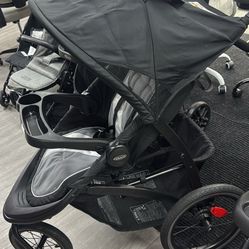 Graco FastAction Jogger LX Stroller - Drive, Convenient One-Hand Fold, ICS Compatible, Ideal for Parents on the Go