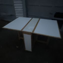 Foldable Dining Table With Folding Chairs 