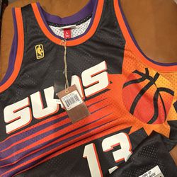 Mitchell & Ness Suns Nash Basketball Jersey Size Large Men New 