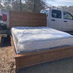 King Bed and  Mattress  $450