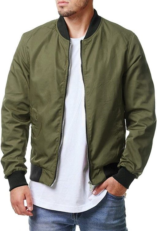 Coofandy Men's Bomber Jacket Size Medium
